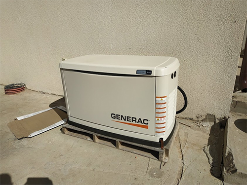 Монтаж газового генератора Generac в загородном доме